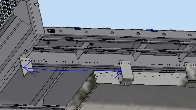 <p><strong>Middle Mounts, Both sides</strong></p>
<p>Laser Etched "C2"</p>
<p>1114mm from front of first mount, to front of this mount</p>