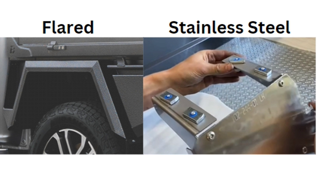 <p><strong>Mud Guards</strong></p>
<ul>
<li><a href="https://knowby.show/74f5f920-7d3e-4298-b442-f9ee3e47799a">How to fit "One Piece Flared" Mud Guards</a></li>
<li><a href="https://knowby.show/eede133e-ac57-4863-baa9-1e8b3c0a40a7">How to fit "Stainless Steel" Mud Guard</a></li>
</ul>

