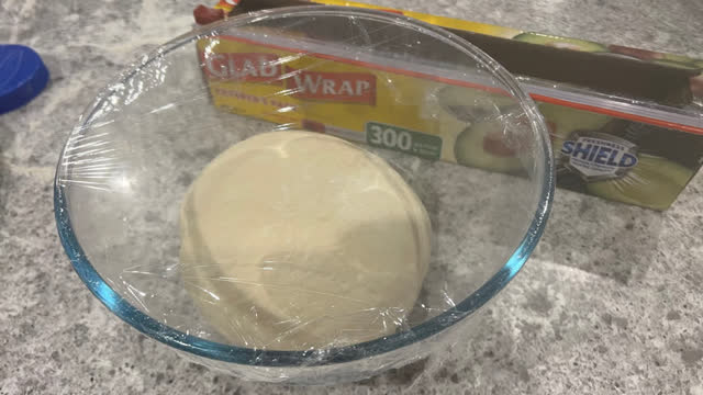 <p>Place in a bowl and cover</p>