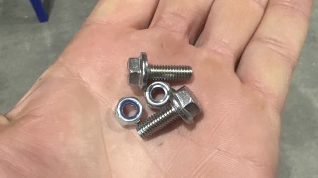 <p>Make sure you include M6 bolts and the Nyloc nuts with the camera bracket</p>
