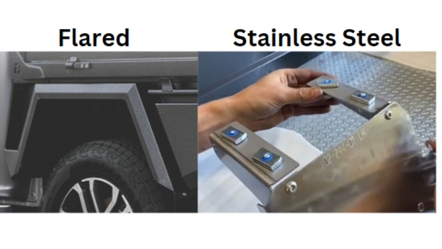 <p><strong>Mud Guards</strong></p>
<ul>
<li><a href="https://knowby.show/74f5f920-7d3e-4298-b442-f9ee3e47799a">How to fit "One Piece Flared" Mud Guards</a></li>
<li><a href="https://knowby.show/eede133e-ac57-4863-baa9-1e8b3c0a40a7">How to fit "Stainless Steel" Mud Guard</a></li>
</ul>