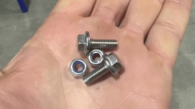 <p>Make sure you include M6 bolts and the Nyloc nuts with the camera bracket</p>