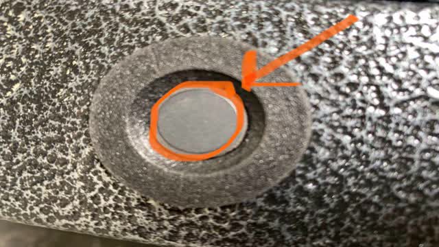<p>Ensure the plastic sleeve (highlighted red) is not pinched, and it is sitting well</p>
