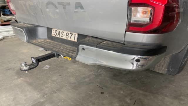 <p>The original rear bumper look like this</p>
