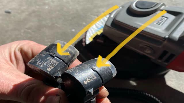 <p>Use a grinder to remove this tab</p>
