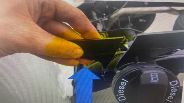 <p>Trim the "Ear" off it like this</p>
<p>(Trim side closest to back of cabin)</p>
