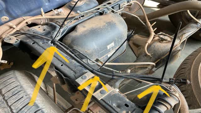 <p>Zip tie neatly</p>