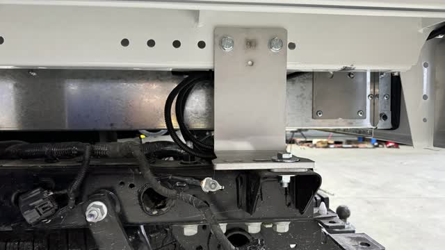 <p><strong>Back Mount, Both sides</strong></p>
<ul>
<li>Laser Etched "B9"</li>
<li>1318mm from front of first mount, to front of this mount</li>
</ul>
<p><strong>WITH A 5mm PACKER UNDER EACH MOUNT</strong></p>
