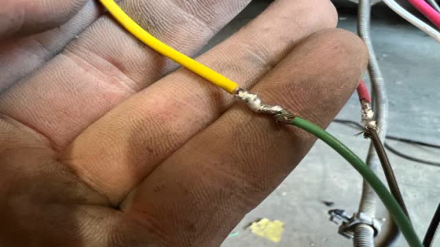 <p>Solder it</p>
