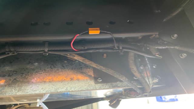 <p>Neatly zip tie wiring</p>