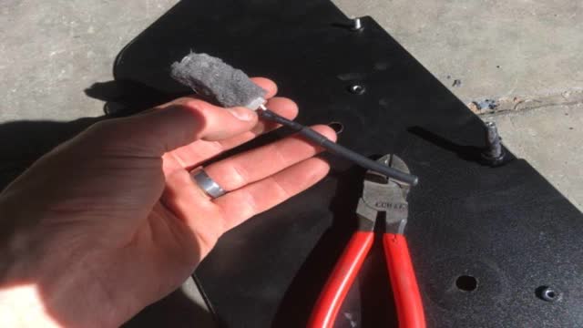 <p>Trim tail off the back</p>
