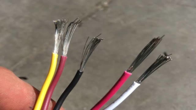 <p>Strip wires</p>