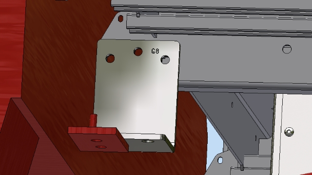 <p><strong>Front Mounts</strong></p>
<ul>
<li>Laser etched "G8"</li>
<li>In front holes</li>
</ul>
