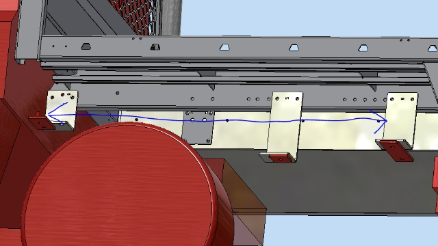<p><strong>Back Mounts</strong></p>
<ul>
<li>Laser etched "G10"</li>
<li>1348mm from front of first mount, to front of this mount</li>
</ul>