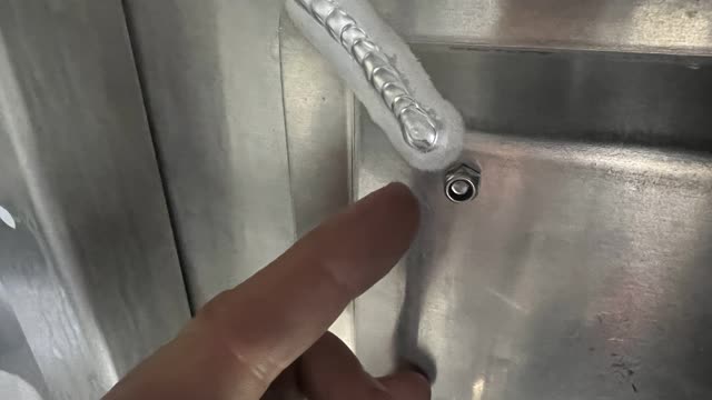 <p>Refit with the original nuts, and tighten M8</p>