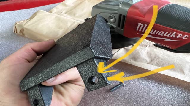 <p>If required, grind it so it is narrower (change made Jan 2022 so hopefully this step not required in future)</p>