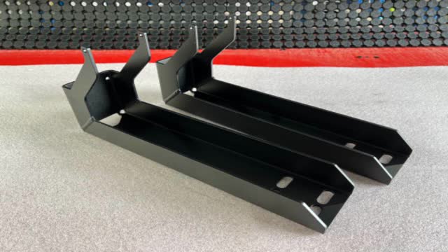 <p>Get the 2 brackets (made by Bronco), always powder coated matte Black</p>