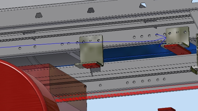 <p><strong>Back Mounts</strong></p>
<ul>
<li>Laser etched with "G7"</li>
<li>1348mm from front of first mount, to front of this mount</li>
</ul>
