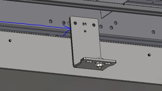<p><strong>Middle Mount, Both Sides</strong></p>
<ul>
<li>Laser Etched "B9"</li>
<li>1155m from front of chassis rail, to front of this mount</li>
</ul>