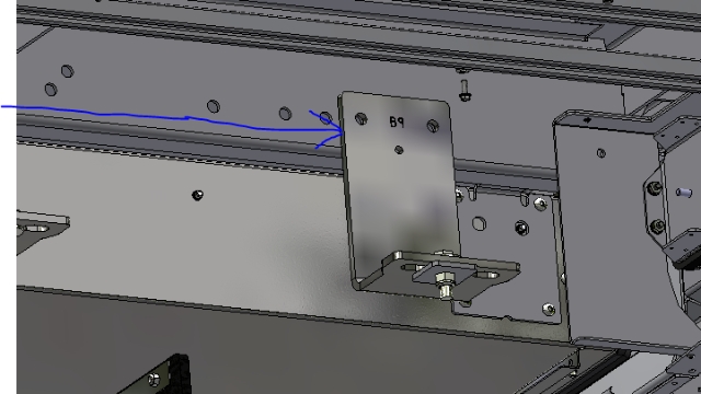 <p><strong>Back Mount, Both sides</strong></p>
<ul>
<li>Laser Etched "B9"</li>
<li>1656m from front of <strong>chassis rail,</strong> to front of this mount</li>
</ul>
<p><strong><em>WITH A 5mm PACKER UNDER EACH MOUNT</em></strong></p>
