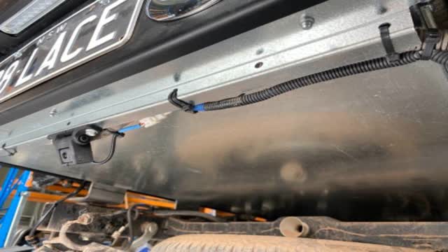 <p>Zip ties harness neatly</p>