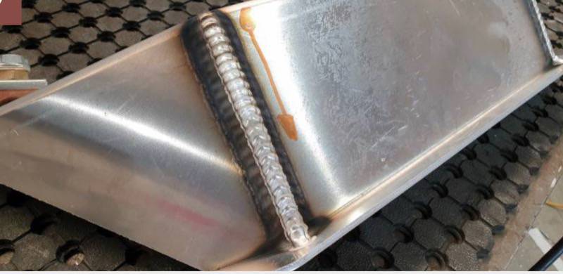 <p>Complete weld run</p>
