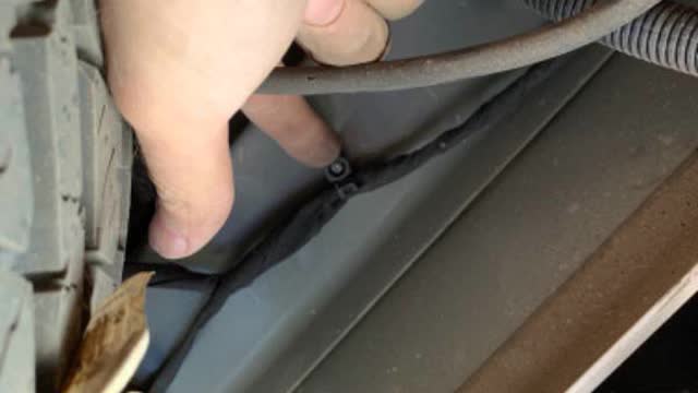 <p>Cut all zip ties holding wires to tub</p>