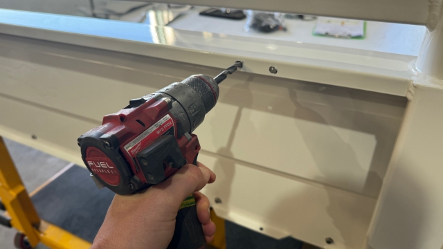 <p>Drill holes m8</p>
