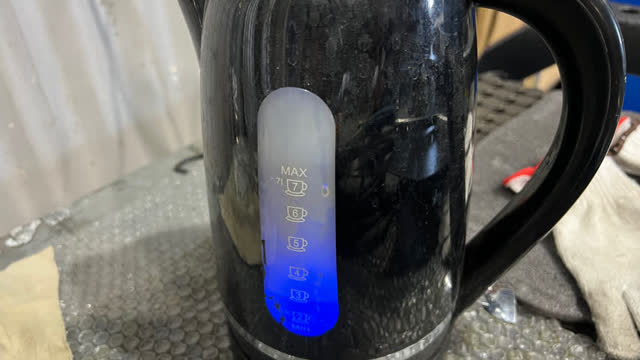 <p>Important!
Boil the jug. You will need it!</p>