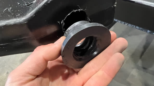 <p>Remove the Wallace seal from tank. Just pull it out</p>