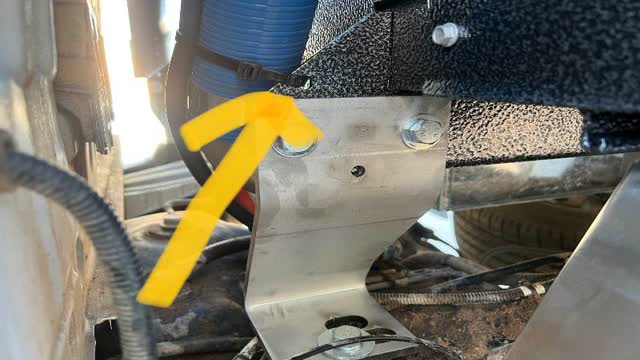 <p>Fit zip tie here</p>