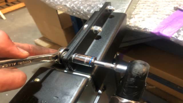 <p>Tighten up all fasteners (13mm)</p>