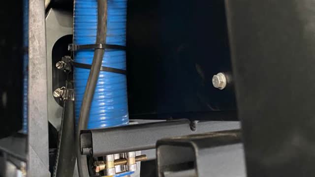 <p>It should be secured as high as possible</p>