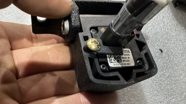<p>Fit the retaining bracket</p>