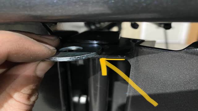 <p>Add Another large washer</p>