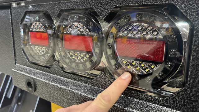 <p>LEDs right way up? On the maxi lamp lights the little yellow should be at the bottom</p>