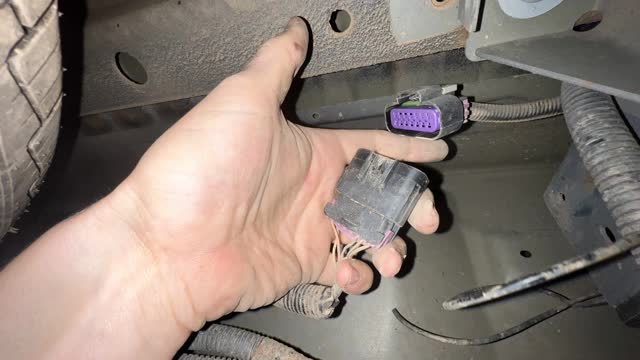 <p>Undo the bumper plug, it is located on the rear passenger side</p>