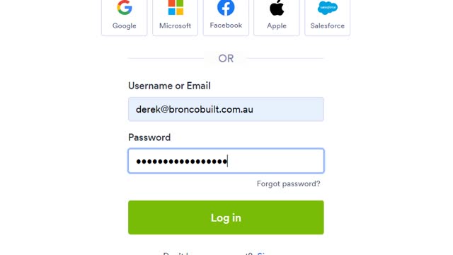 <p>Password: Olym78pi$$$$$$$$!</p>
<p>Above is not the real password. Ask Derek which characters should be changed.</p>