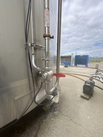 <p>shut the vat tap to ensure no wash water enters the vat </p>