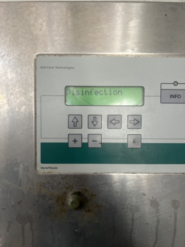 <p>once the hot wash goes through disinfection will occur ensure this cycle begins and you are safe to leave the shed </p>