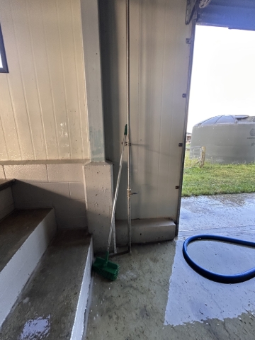 <p>leave the broom at cups off </p>