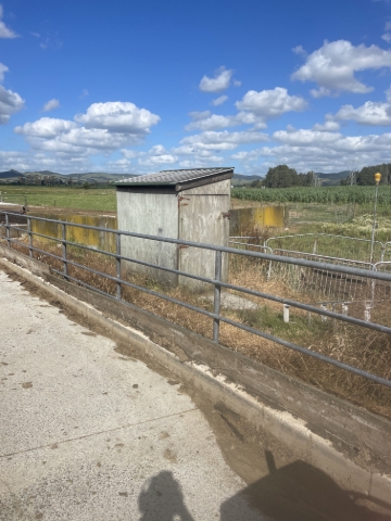 <p>Once the irrigator has finished its run or before the day ends as there are no timers or auto shut off controls so simply return to the pump shed and turn off these same three control switches (video attached)</p>