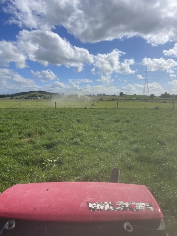 <p>Return to then paddock and check irrigator operation is correct.</p><p>Ensure the winch rope is going around slowly and that the wheels start to move. This will be a very slow movement.</p><p>Monitor the irrigators travel distance and duration of operation. Take note of how long the irrigator is in progress and turn off the control switches when it’s at the end of its run. It will have liquid coming out one side of the arms and also the canon above.</p>