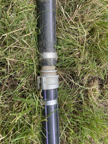 <p>Connect all the pipes together using the camlock fittings. There are male and female fittings designed to connect 2 pipes together easily. Make sure the female camlock has a rubber inner seal inside it and that’s in good condition making it a tight fit.</p>