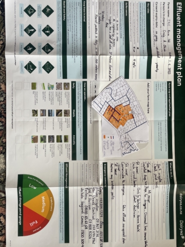 <p>Before starting read our effluent management plan located in dairy shed office </p>