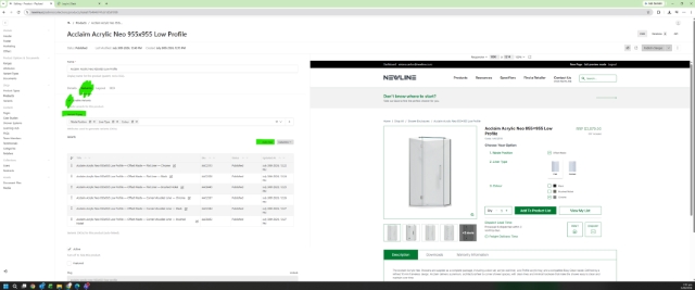 <h1><strong>How to Upload a Product</strong></h1><p></p><p>Scroll up and go to <strong>Variants</strong></p><p></p><ol><li><p>Click <strong>Enable Variants</strong></p></li></ol><p>2.Under <strong>Variant Types, </strong>add the variants of the product you're adding. For example, for an acrylic shower enclosure the variants are <strong>Waste Position, Liner, and Colour.</strong></p><p>Each product will have its specific variant, ensure to check the Google MasterSheet or refer to a similar product.</p><p></p><ol start="3"><li><p>Under <strong>Variants </strong>click<strong> "Add New"</strong></p></li></ol><p></p>