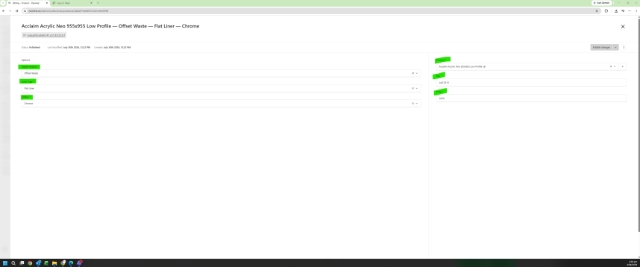 <h1><strong>How to Upload a Product</strong></h1><p></p><p>Now select the options (dropdown) for each of the variant options you've selected on the prior slide.</p><p>Product Name is already pre-filled when you've added at the beginning.</p><p>Add SKU Number, and Add Price, then hit 'Publish Changes'</p>