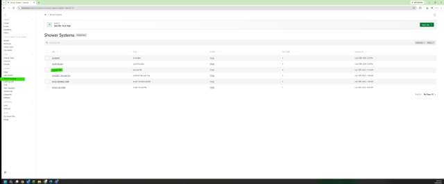 <h1><strong>How to Upload 'Shower Systems' Docs</strong></h1><p></p><p>Dashboard > Shower Systems > Select the System you want to update</p>
