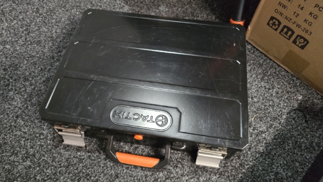 <p>Get a storage box or whatever your fasteners are stored on.</p>