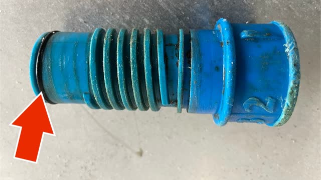 <p>Replace O ring if damaged or missing.</p>